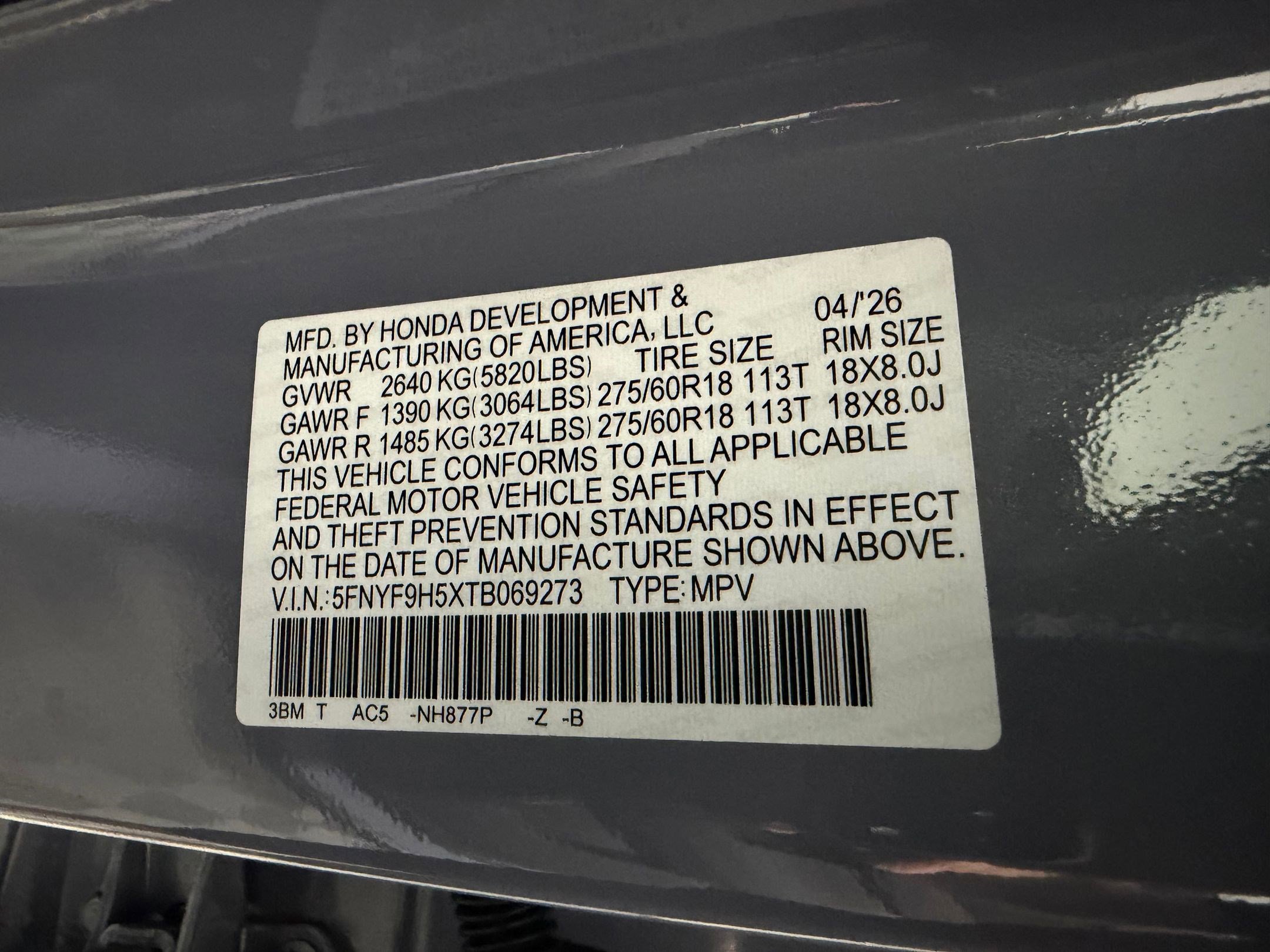 New 2026 Honda Passport TrailSport image 17