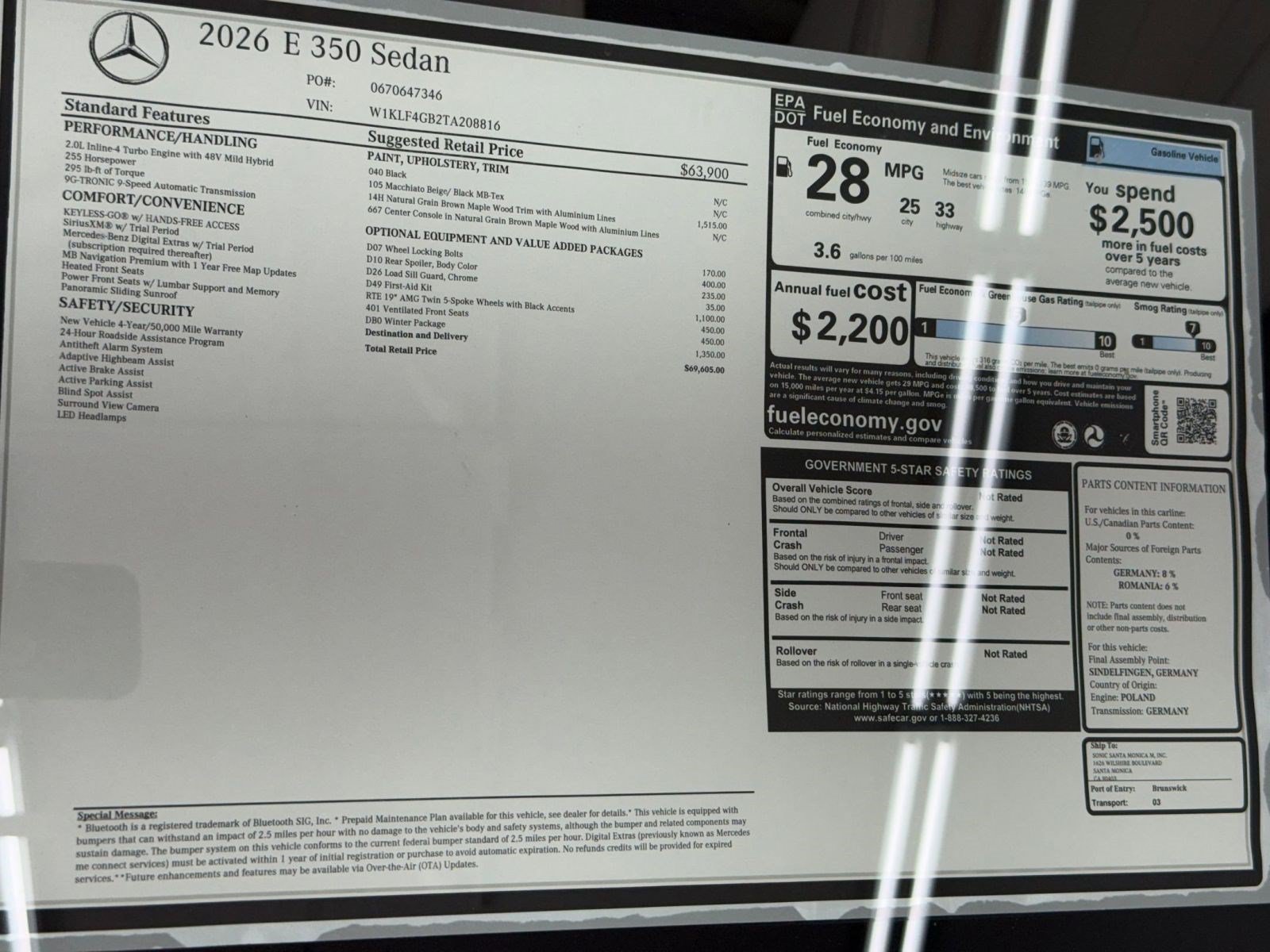 New 2026 Mercedes-Benz E 350 Sedan image 33