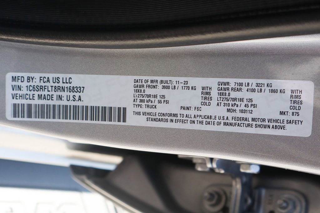Used 2024 RAM 1500 Rebel w/ Rebel Level 2 Equipment Group image 59