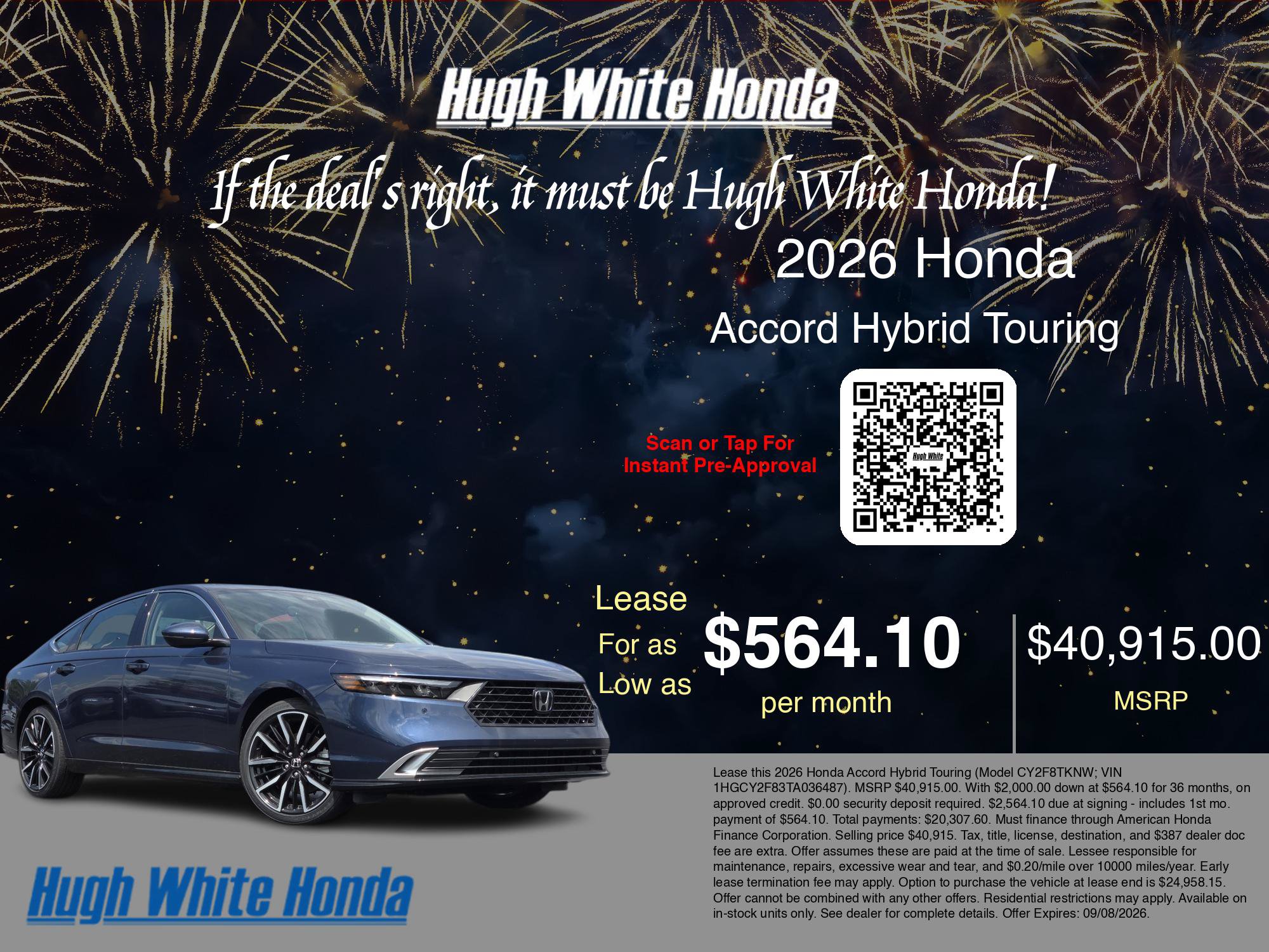 New 2026 Honda Accord Touring image 3