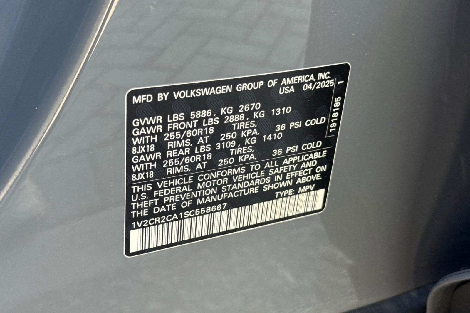 New 2025 Volkswagen Atlas Peak Edition SE image 29