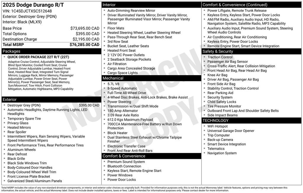 Used 2025 Dodge Durango R/T image 32