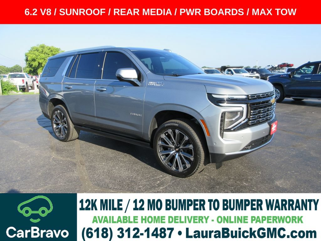 Certified 2025 Chevrolet Tahoe High Country AWD/4WD image 1