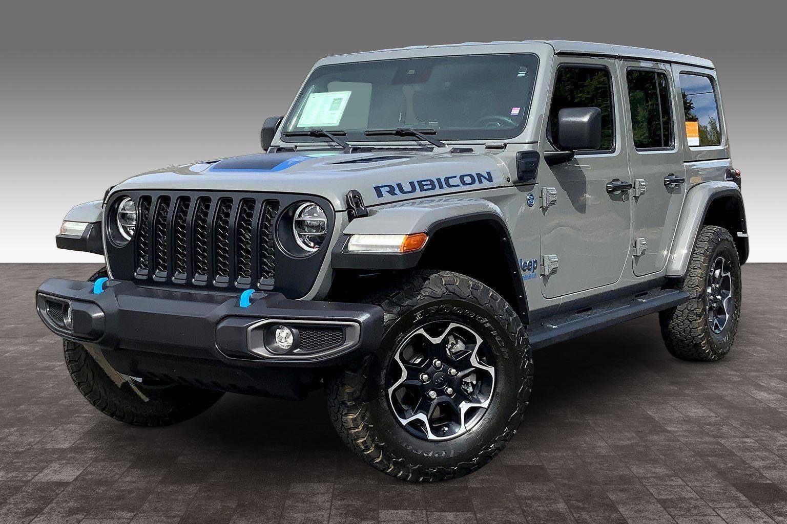 Certified 2022 Jeep Wrangler Unlimited Rubicon 4xe w/ Safety Group image 1
