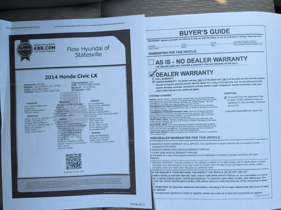 Used 2014 Honda Civic LX image 37