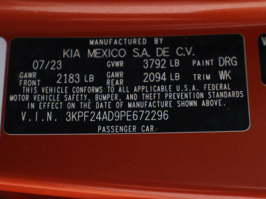 Certified 2023 Kia Forte LXS FWD image 45