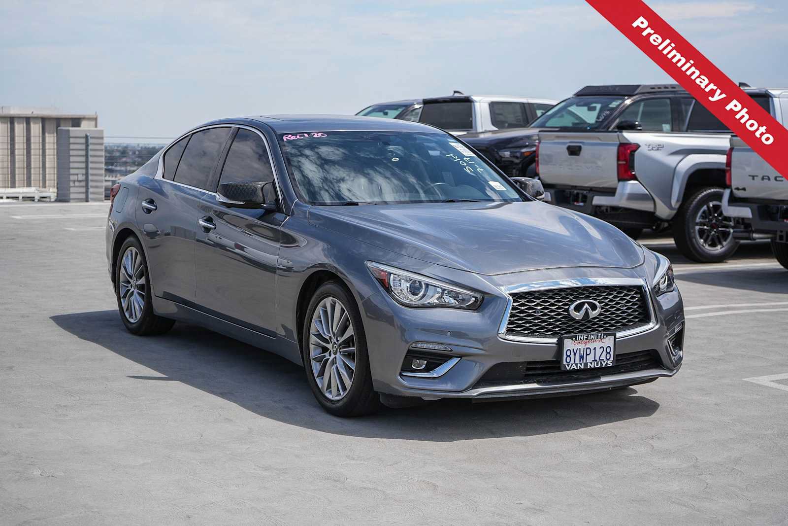 Used 2022 INFINITI Q50 Luxe w/ Cargo Package RWD image 3