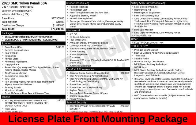 Used 2023 GMC Yukon Denali AWD/4WD image 17