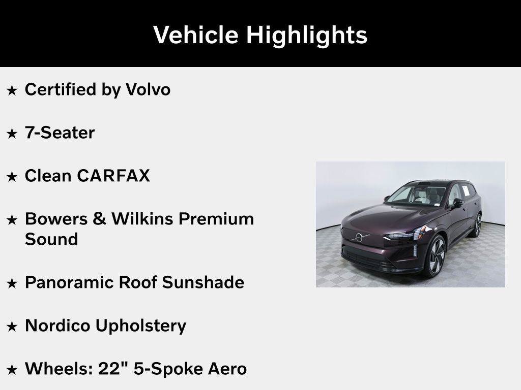 Certified 2025 Volvo EX90 Ultra AWD/4WD image 5