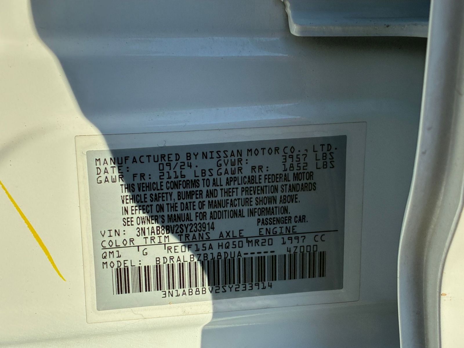 Used 2025 Nissan Sentra S image 27