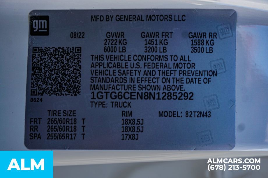 Used 2022 GMC Canyon Elevation w/ Trailering Package image 56