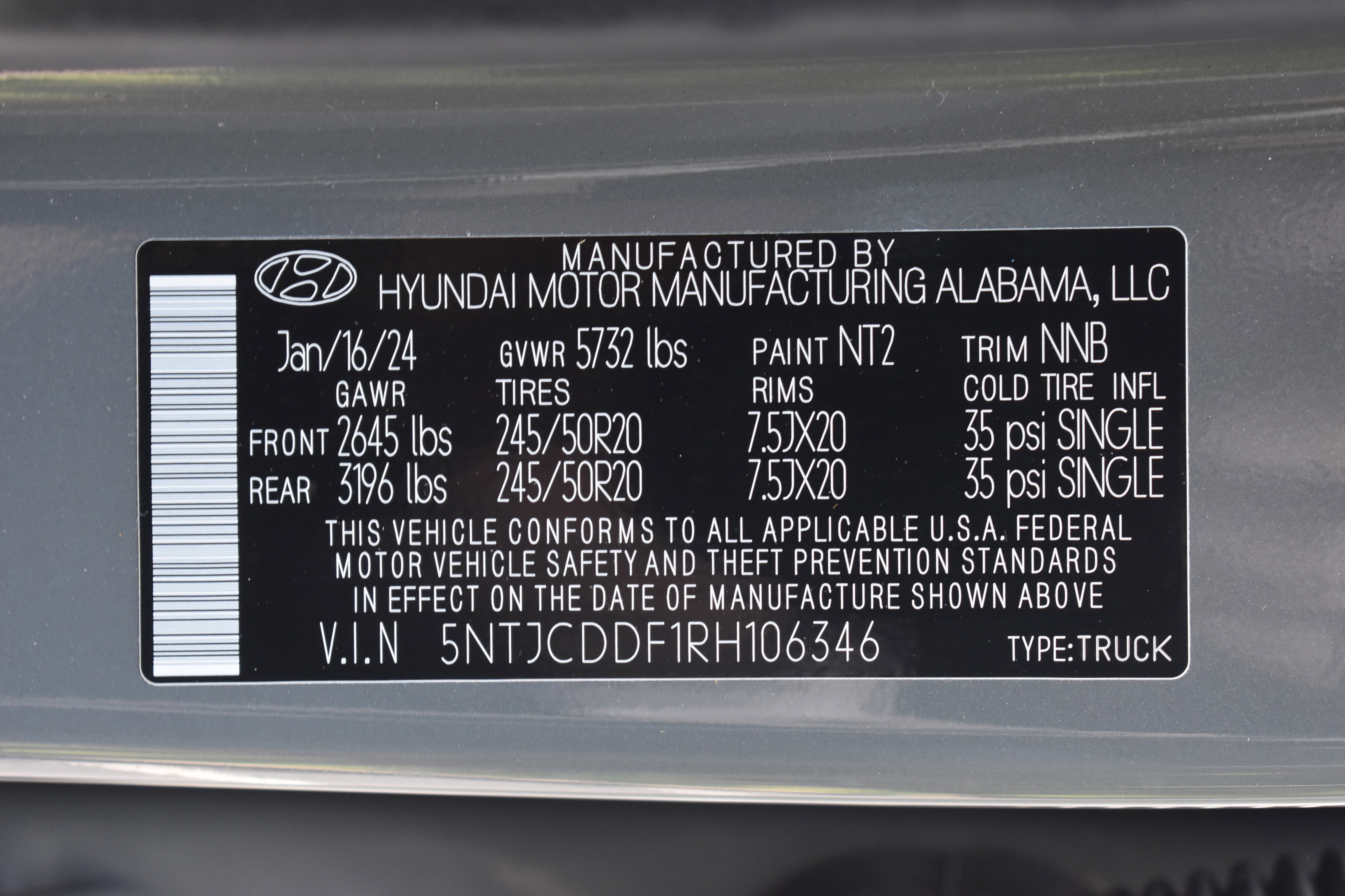 Used 2024 Hyundai Santa Cruz Night image 40