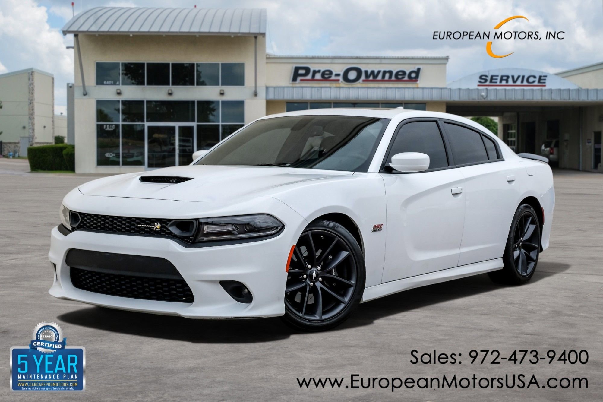Used 2019 Dodge Charger Scat Pack w/ Navigation & Travel Group RWD image 1
