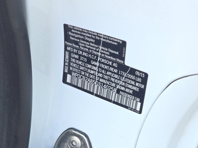 Used 2016 Porsche Boxster S RWD image 24