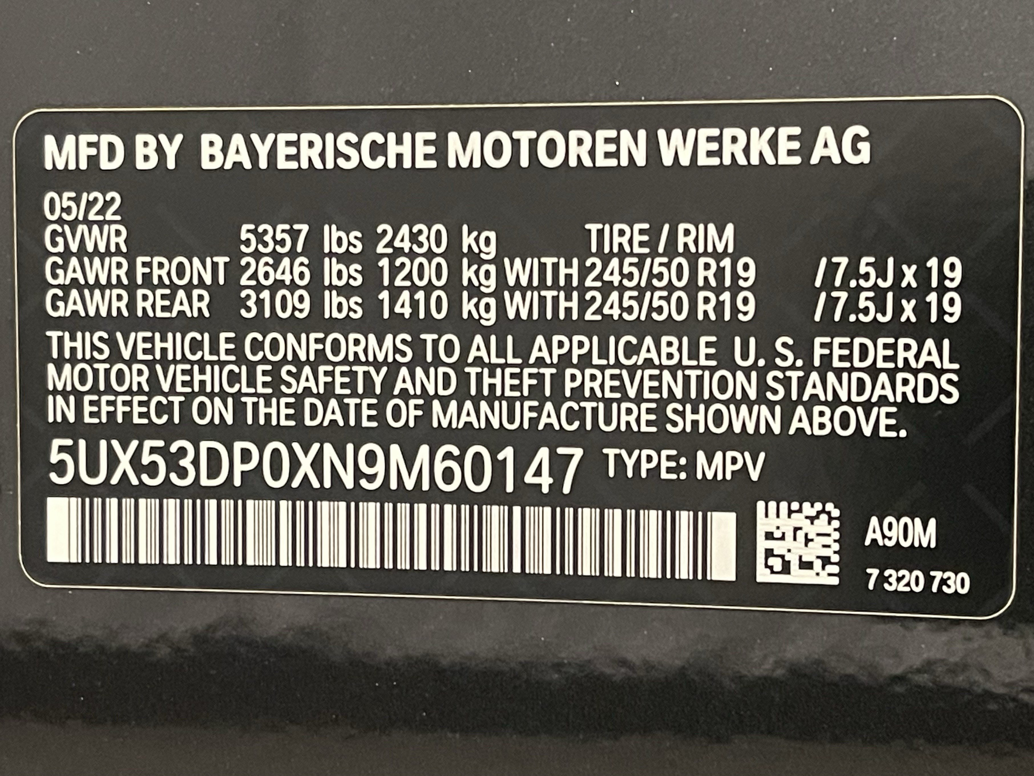 Certified 2022 BMW X3 xDrive30i w/ Premium Package 2 AWD/4WD image 25