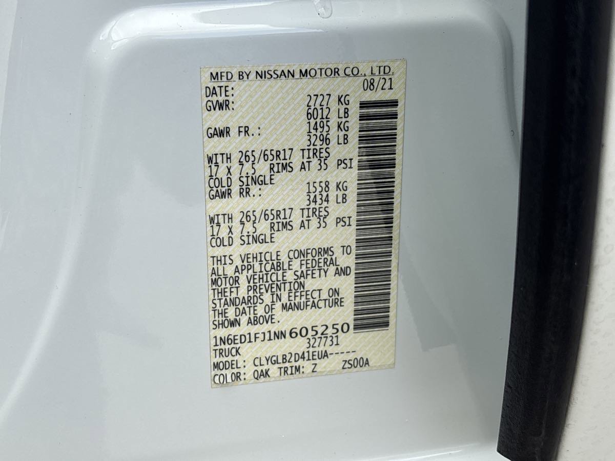 Used 2022 Nissan Frontier SV image 27