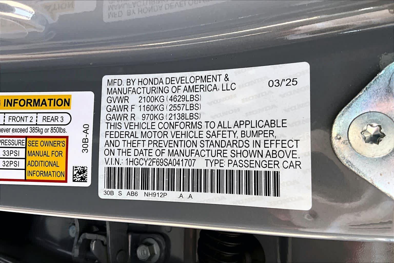 Used 2025 Honda Accord EX-L image 35
