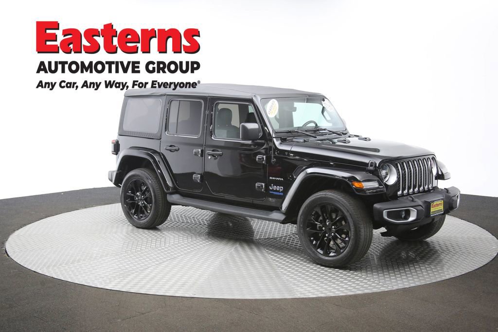 Used 2021 Jeep Wrangler Unlimited Sahara w/ Cold Weather Group AWD/4WD image 49