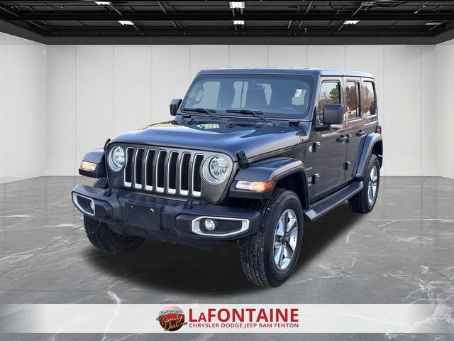 Used 2021 Jeep Wrangler Unlimited Sahara w/ Uconnect 4C Nav & Sound Group image 1