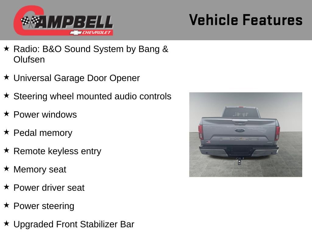 Used 2020 Ford F150 Lariat w/ Equipment Group 502A Luxury image 26