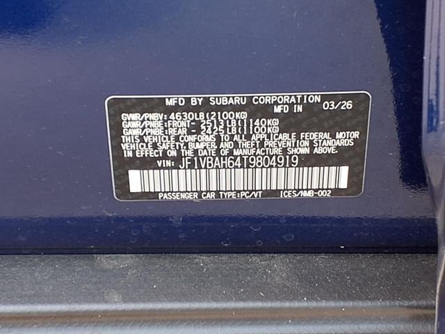 New 2026 Subaru WRX Premium w/ WRX Enhancement Package AWD/4WD image 10