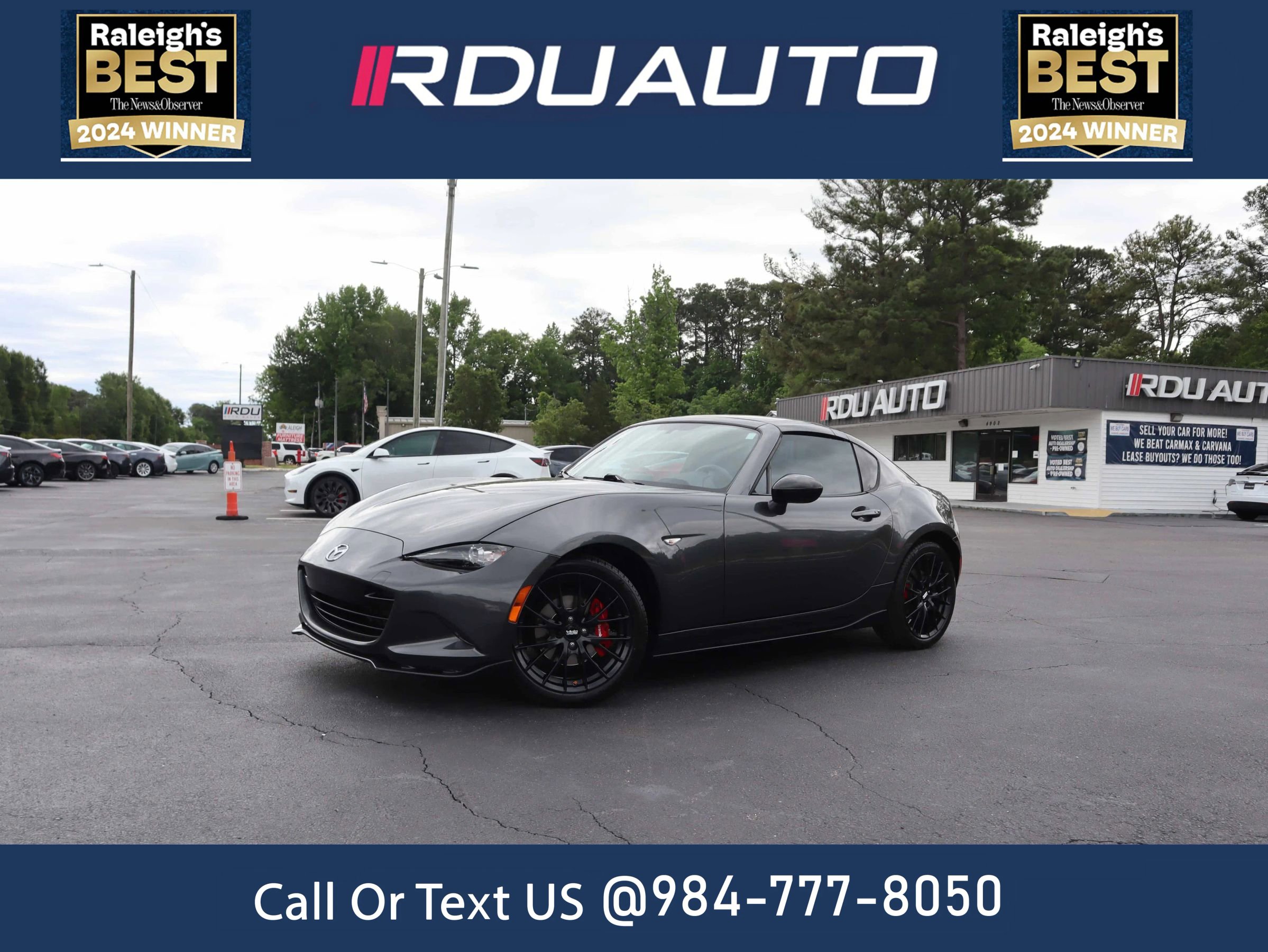 Used 2017 MAZDA MX-5 Miata RF Club w/ Brembo/BBS Package RWD image 1