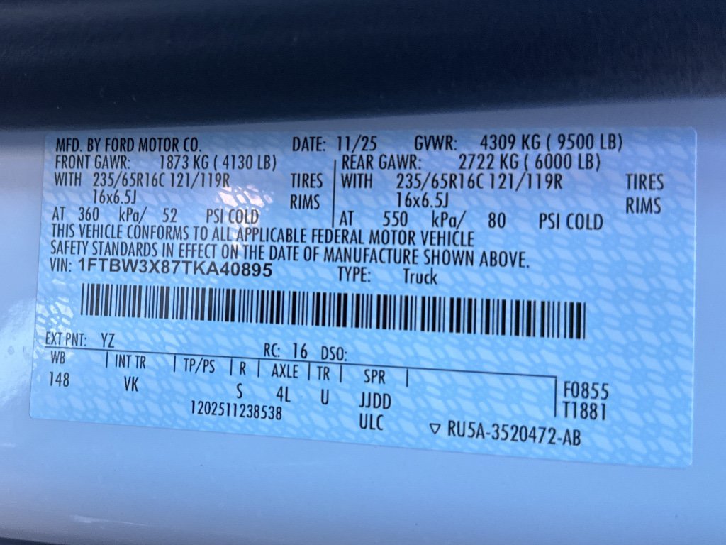 New 2026 Ford Transit 350 148 High Roof Extended RWD image 29