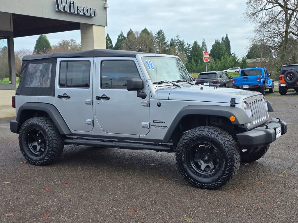 Used 2018 Jeep Wrangler Unlimited Sport w/ Connectivity Group image 3