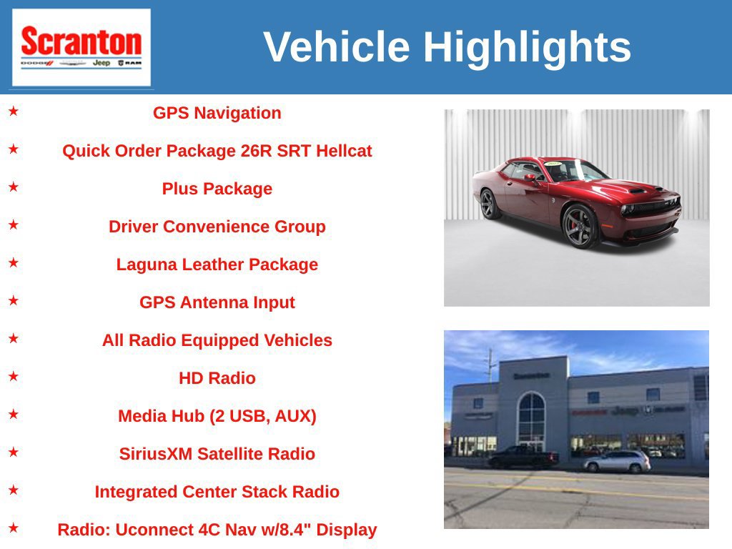 Used 2022 Dodge Challenger SRT Hellcat w/ Plus Package RWD image 6