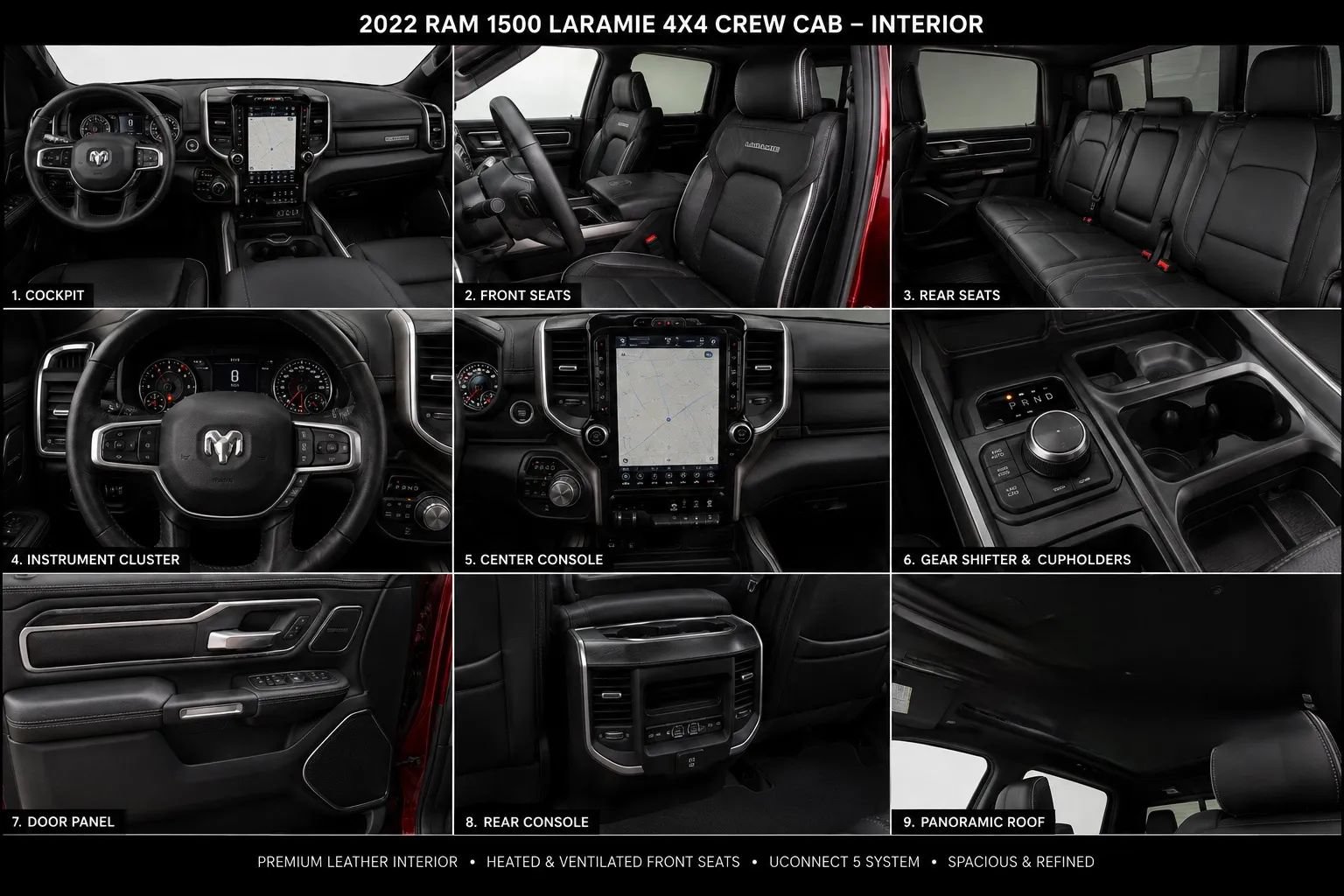 Used 2023 RAM 1500 Laramie AWD/4WD image 17