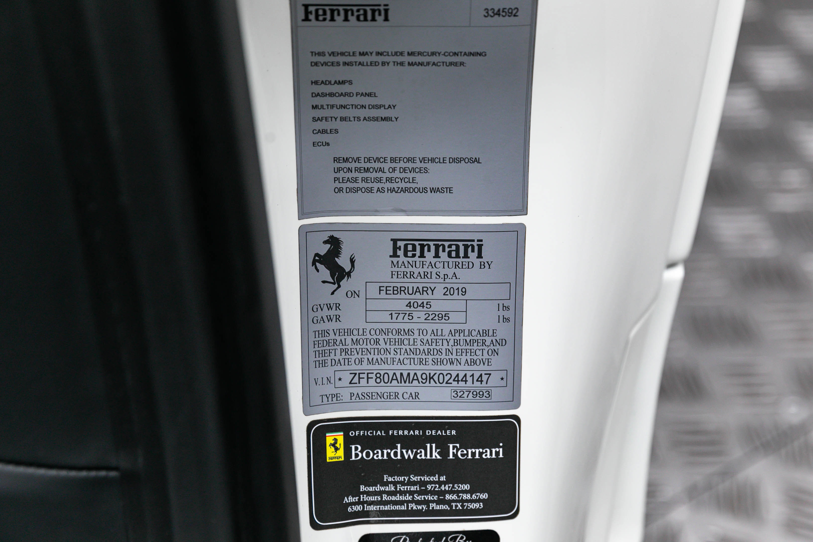 Certified 2019 Ferrari 488 Spider image 18