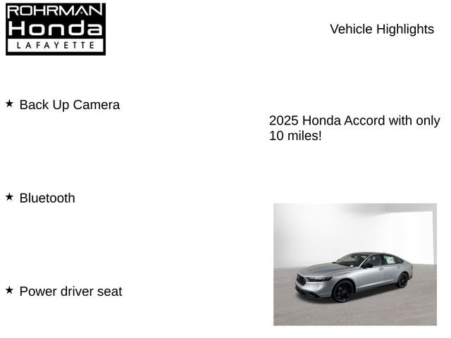 New 2025 Honda Accord SE image 7