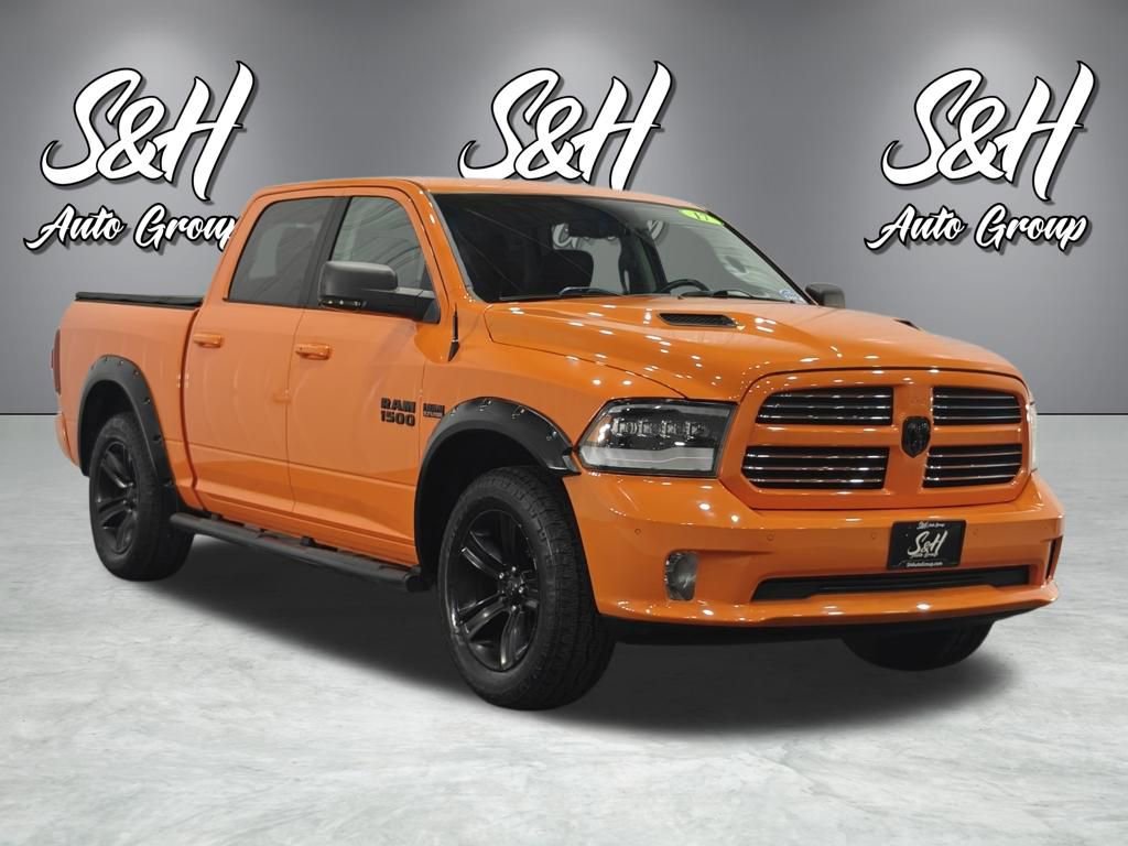 Used 2017 RAM 1500 Sport w/ Ignition Orange Sport Package image 2