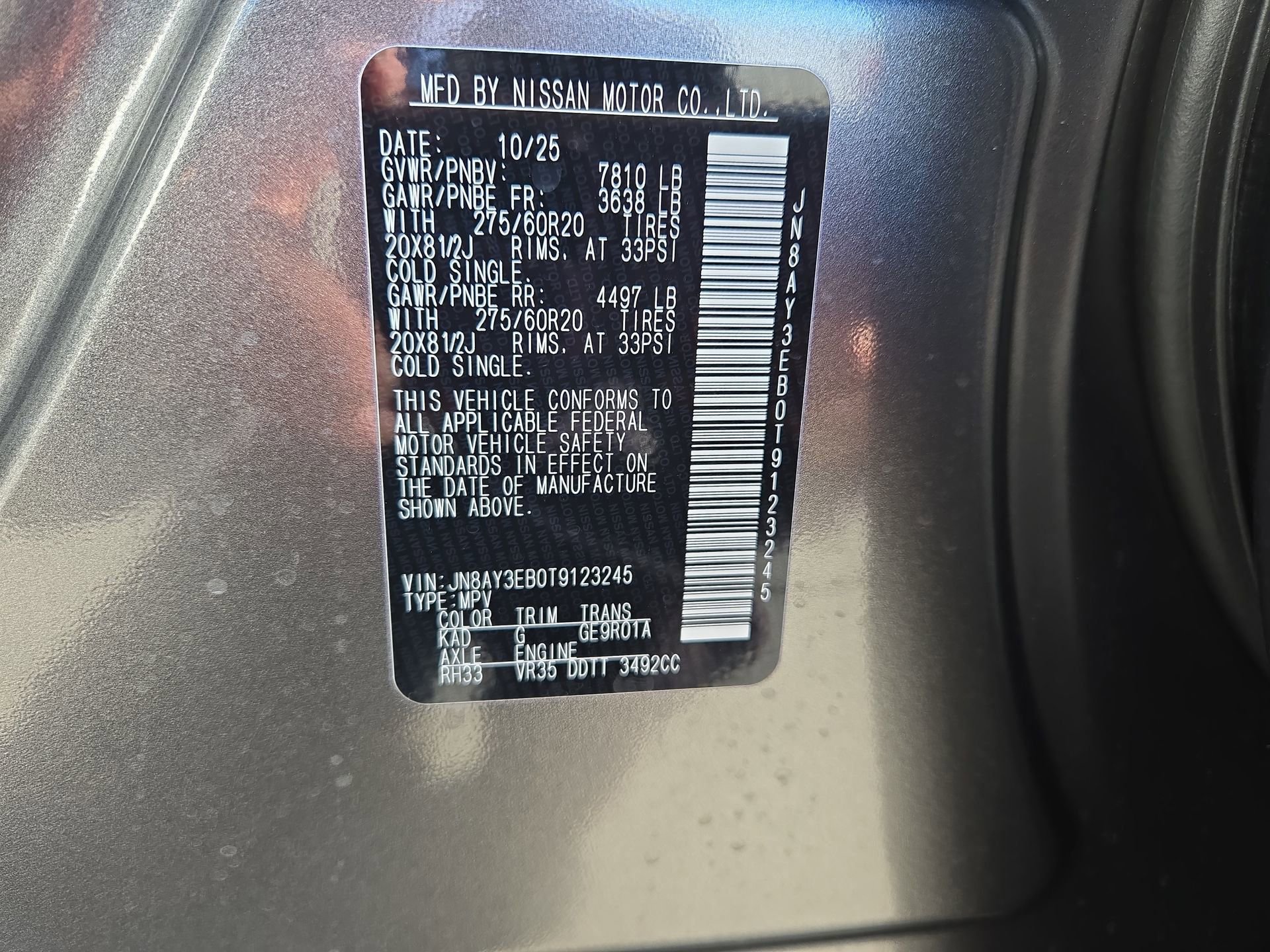 New 2026 Nissan Armada Platinum AWD/4WD image 39