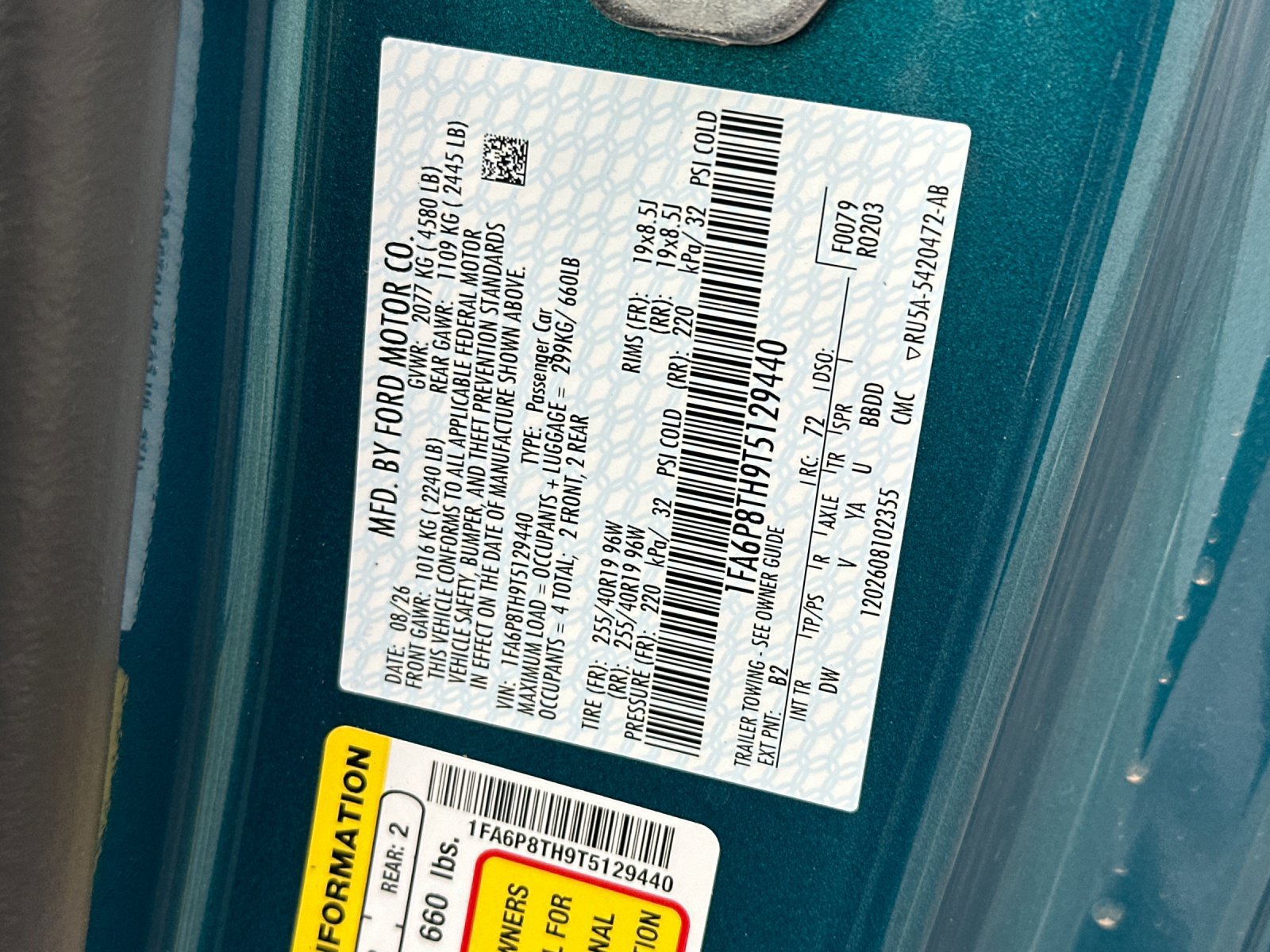 New 2026 Ford Mustang Coupe w/ Mustang Nite Pony Package RWD image 25