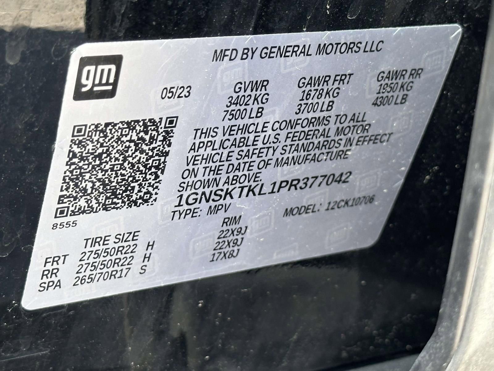 Certified 2023 Chevrolet Tahoe High Country AWD/4WD image 28