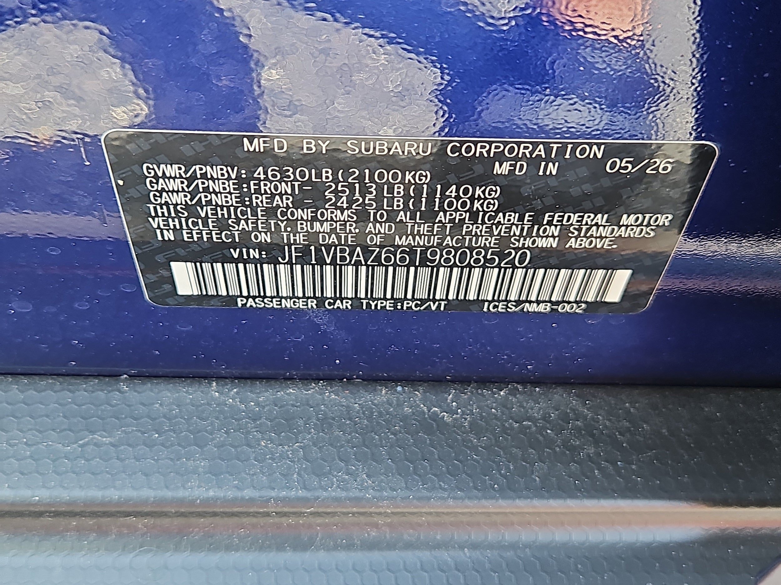 New 2026 Subaru WRX tS AWD/4WD image 5