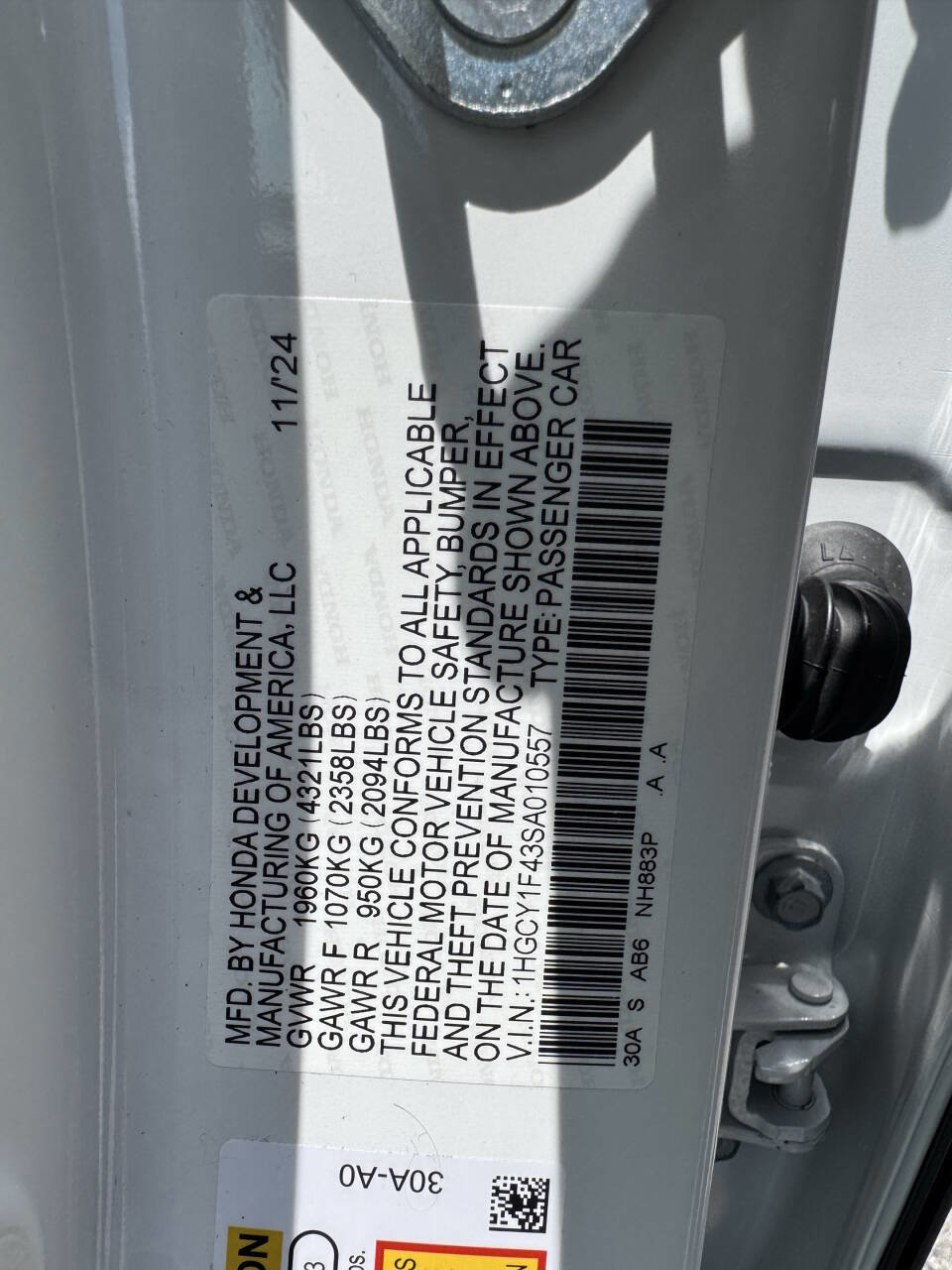 Used 2025 Honda Accord SE image 60