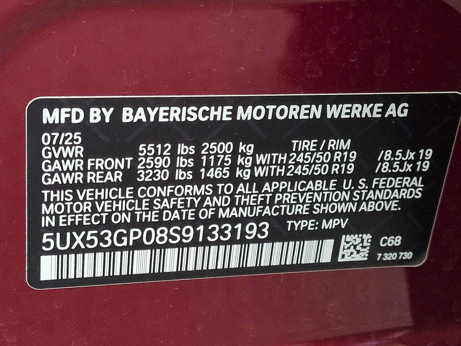 Certified 2025 BMW X3 xDrive30i AWD/4WD image 34