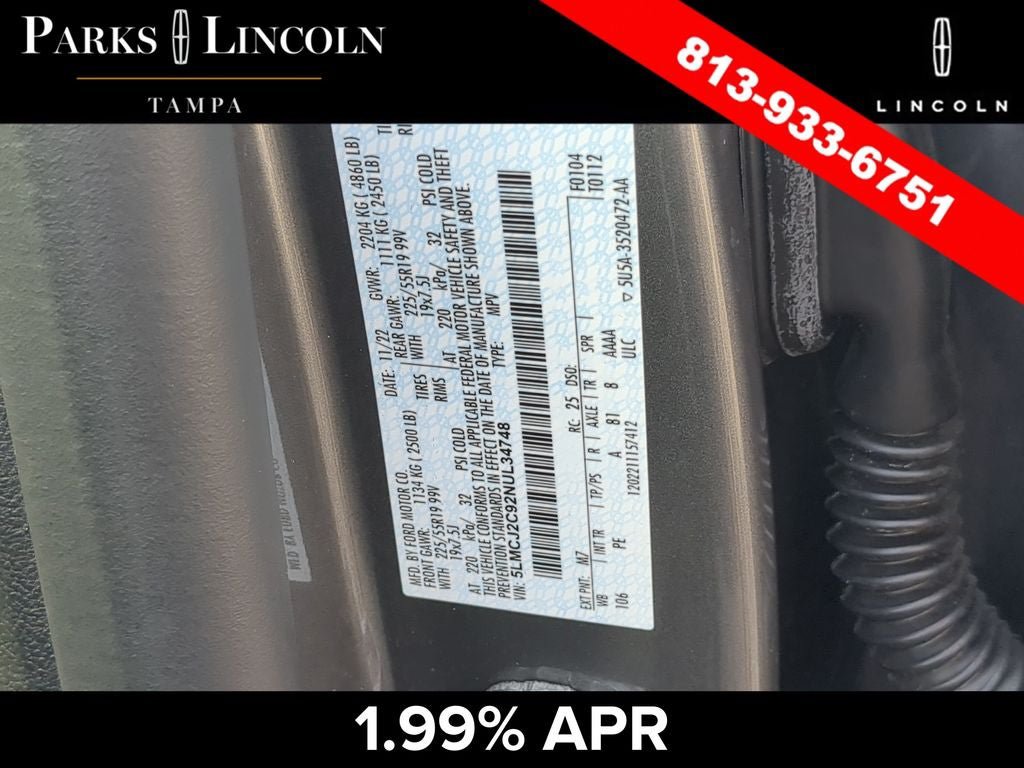 Certified 2022 Lincoln Corsair Reserve w/ Elements Package FWD image 36