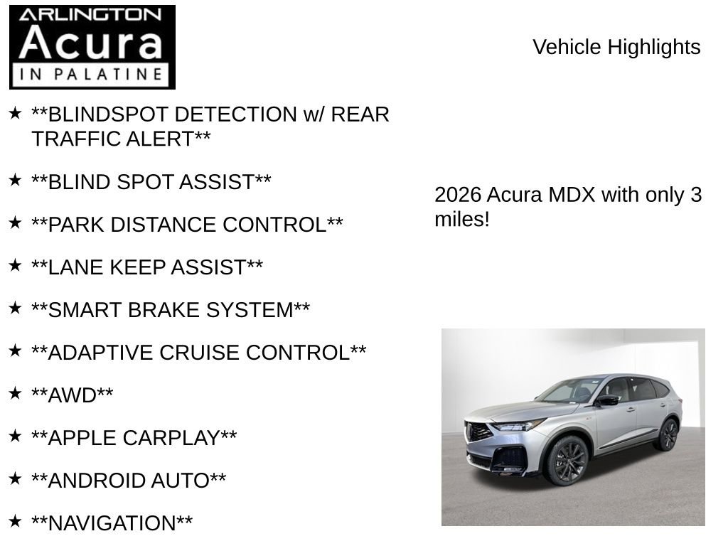 New 2026 Acura MDX A-Spec image 7