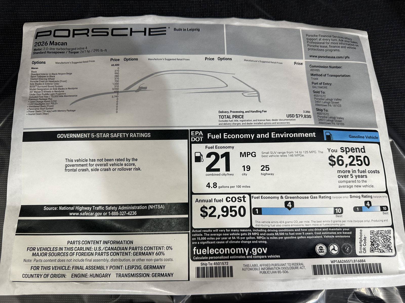 New 2026 Porsche Macan AWD/4WD image 47