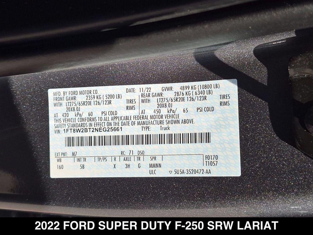 Used 2022 Ford F250 Lariat AWD/4WD image 25