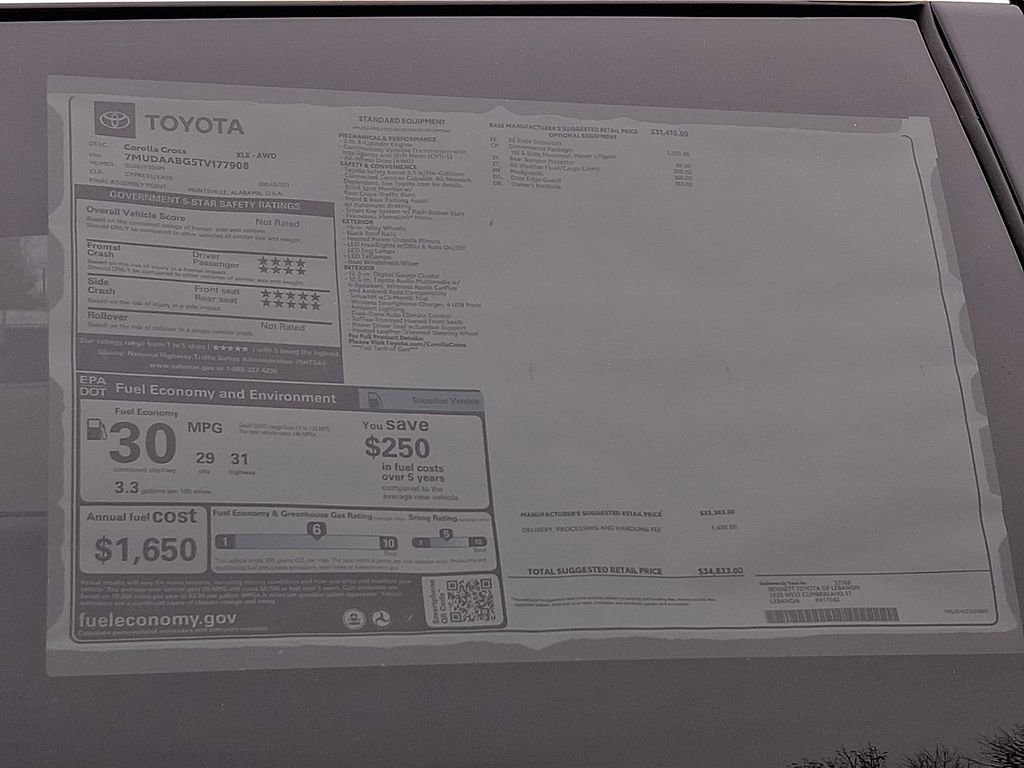New 2026 Toyota Corolla Cross XLE AWD/4WD image 3