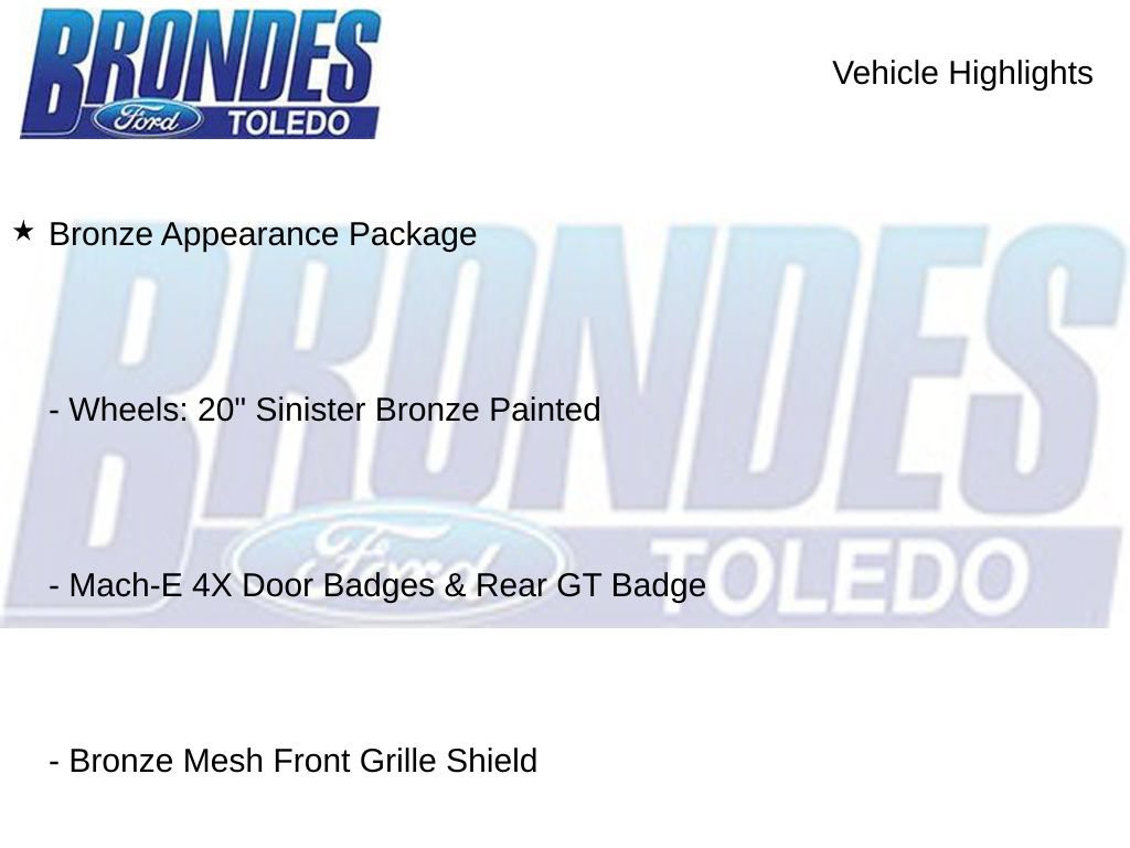 Used 2025 Ford Mustang Mach-E GT w/ Bronze Appearance Package AWD/4WD image 10