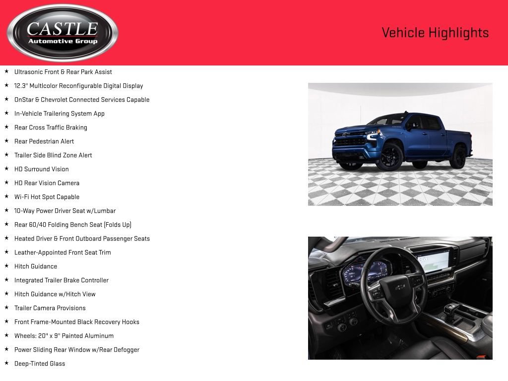 Certified 2024 Chevrolet Silverado 1500 RST w/ RST All Star Premium Package AWD/4WD image 24