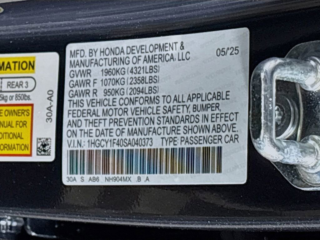 New 2025 Honda Accord SE image 26