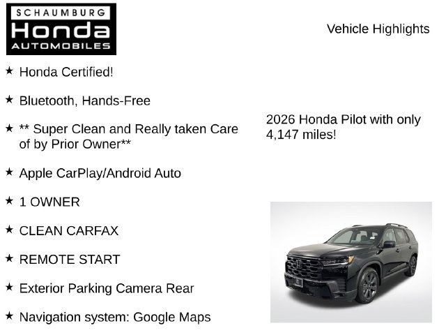 Used 2026 Honda Pilot Sport image 14