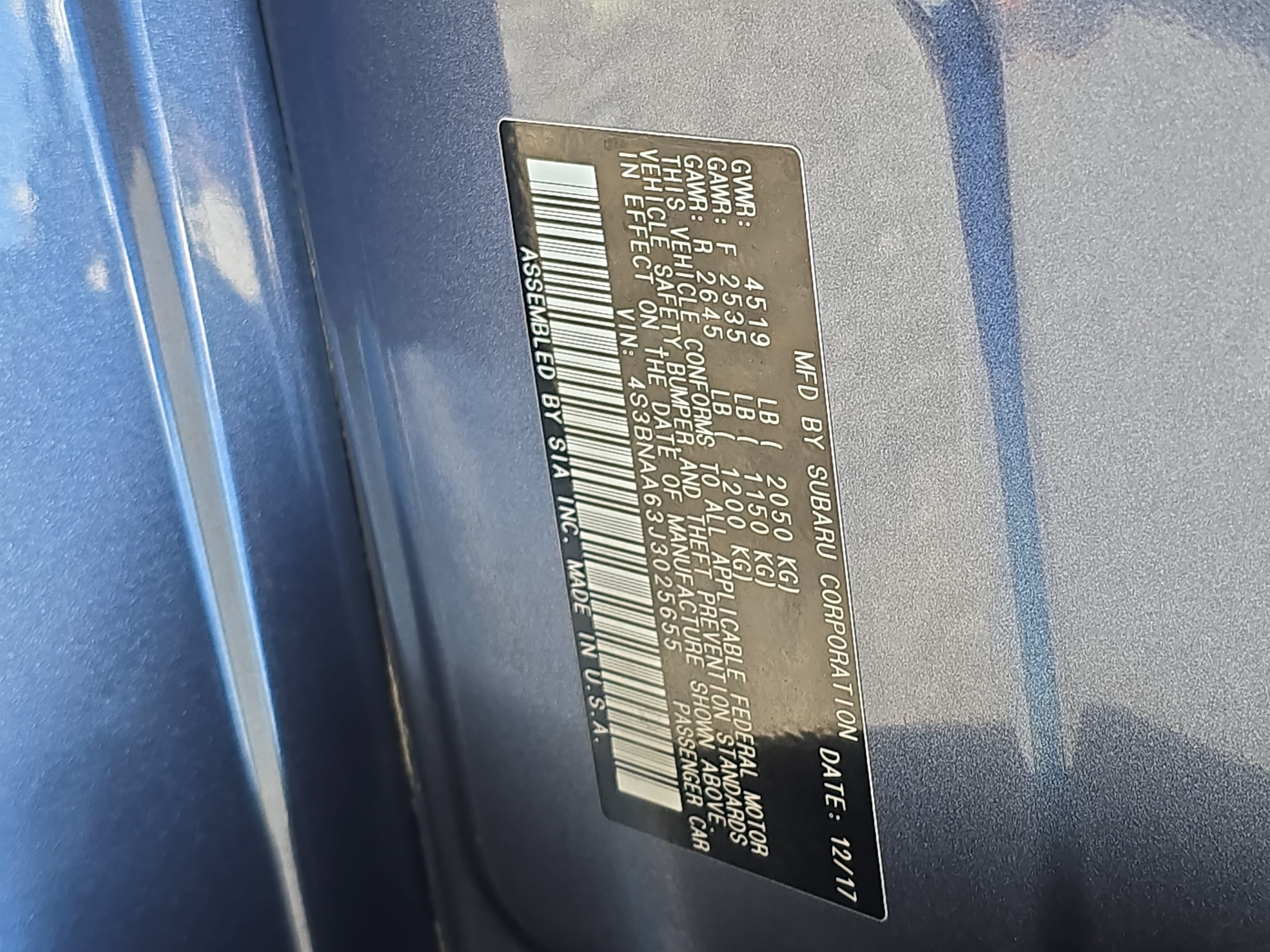 Used 2018 Subaru Legacy 2.5i AWD/4WD image 35