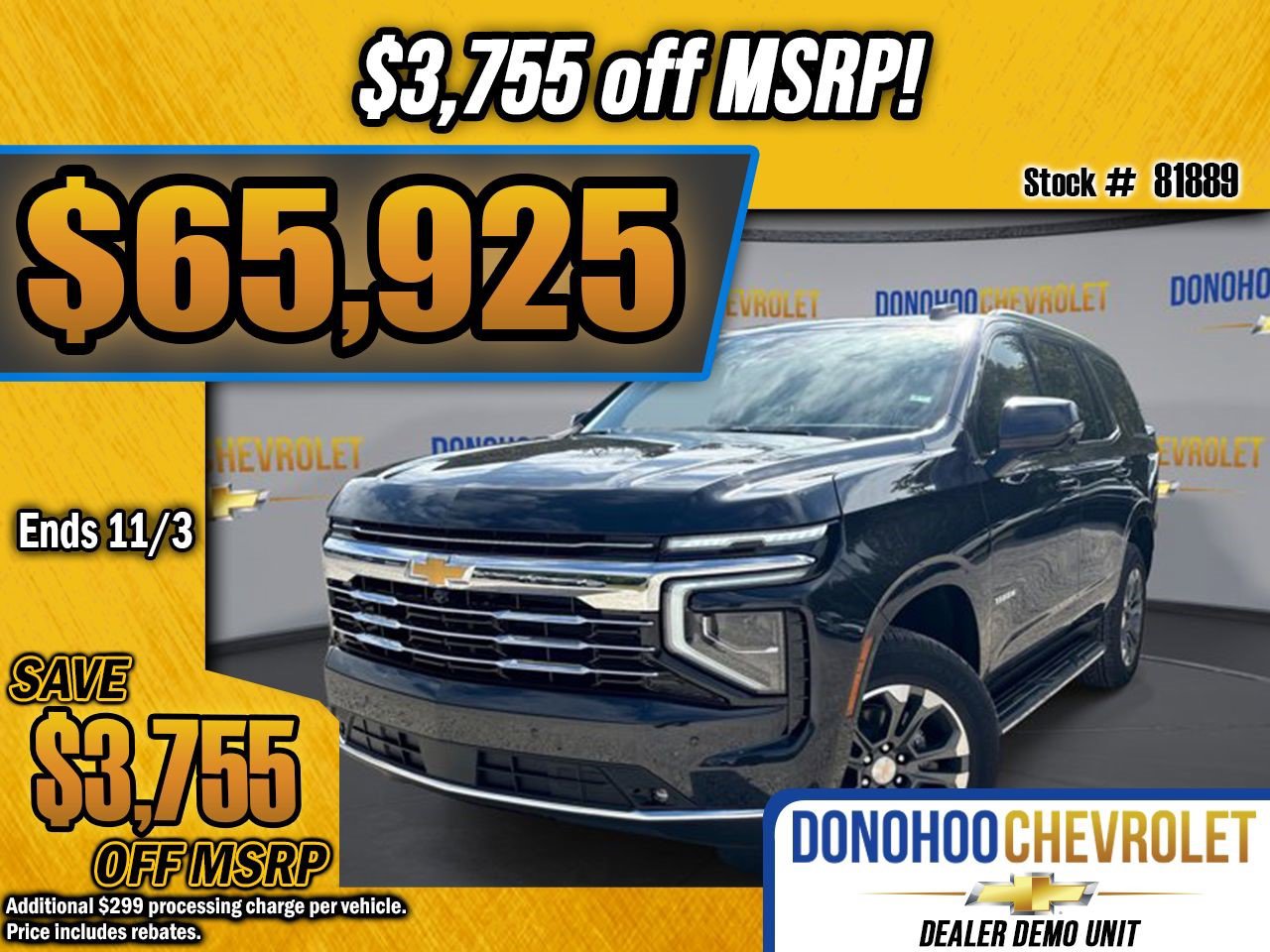 New 2026 Chevrolet Tahoe LT w/ Comfort Package